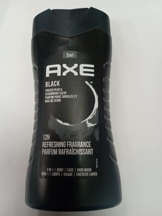 Axe Black Frozen pear & Cedarwood scent Parfum poire surgelée et Bois de cèdre 12h Refreshing fragrance