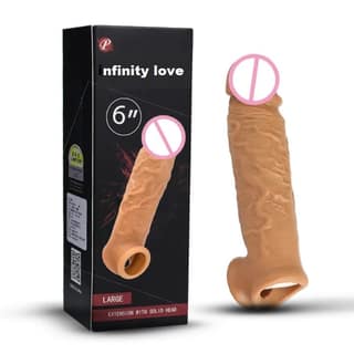 INFINITY LOVE Dragon Silicone Condome for Men 6-Inch Size | Soft & Comfortable Fit | Single Pack |