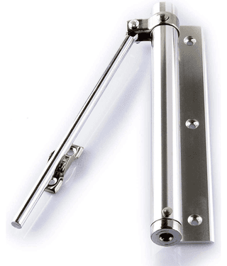 SKYVILLA Heavy Duty Automatic Door Closer Hinge – Adjustable Spring Tension, Built-in Lock, No Drill Design – Perfect for Indoor & Outdoor Doors, Offices, Apartments, Bathrooms & Entryways