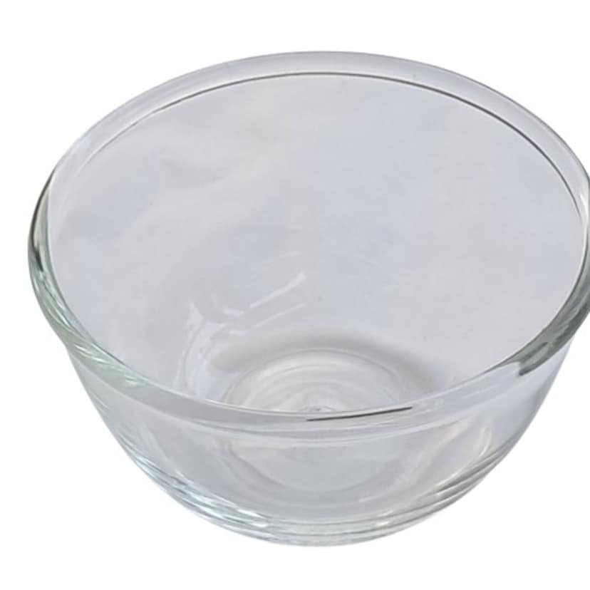 Small 245 ml Clear Glass Bowl for Serving Breakfast, Curry, Desserts and More... - 2 Pieces Without lid view 2