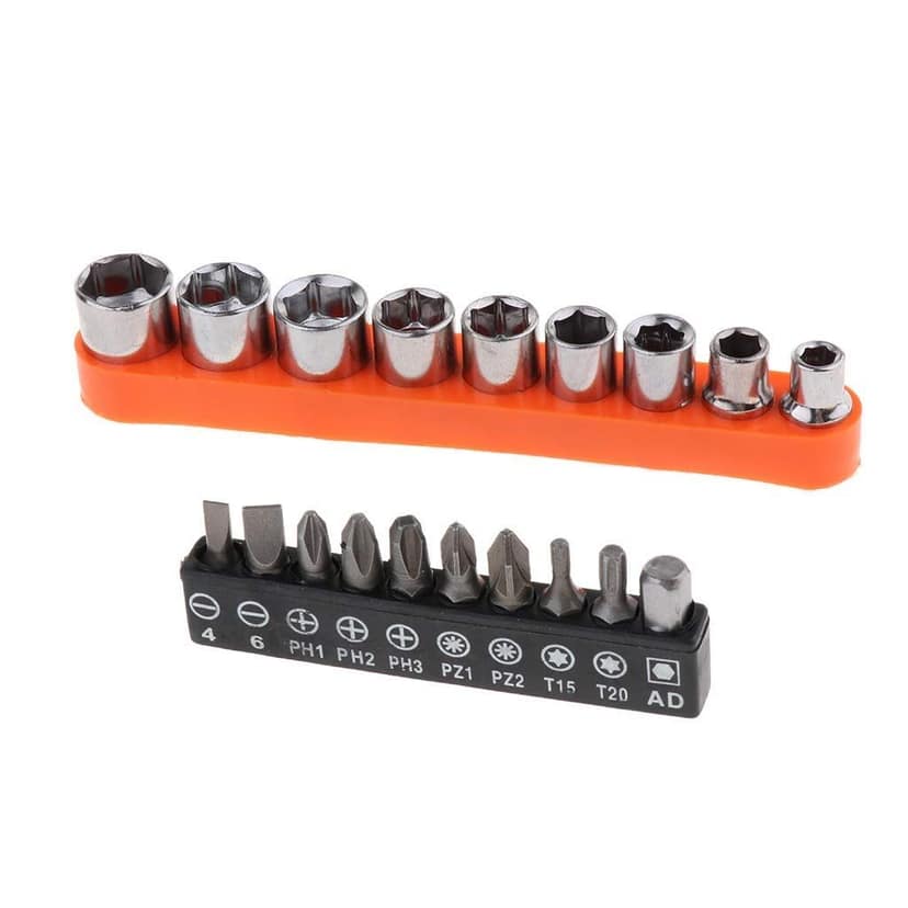 H9 Flexible Shaft Drill Bit Extension Kit, Flexible Soft Shaft Extension Screwdriver Bits & Sockets Nut Electric Bit Power Repair DIY Tools for Drill drilling machine (22 Pieces Set) view 3