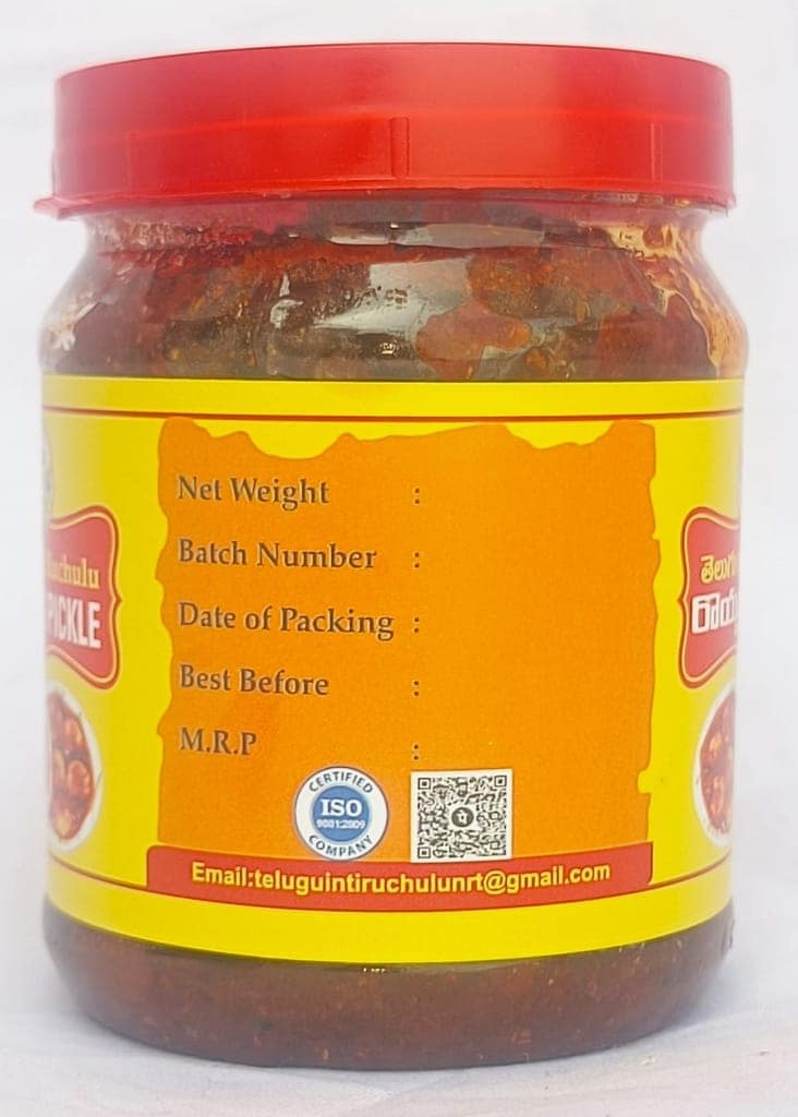 Telugu Inti Ruchulu Prawn Pickle view 3