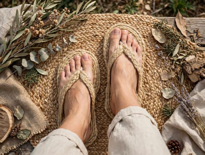 Natural Bhimal Slipper view 3