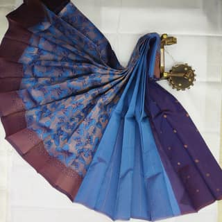 Silk Cotton Saree with Blouse