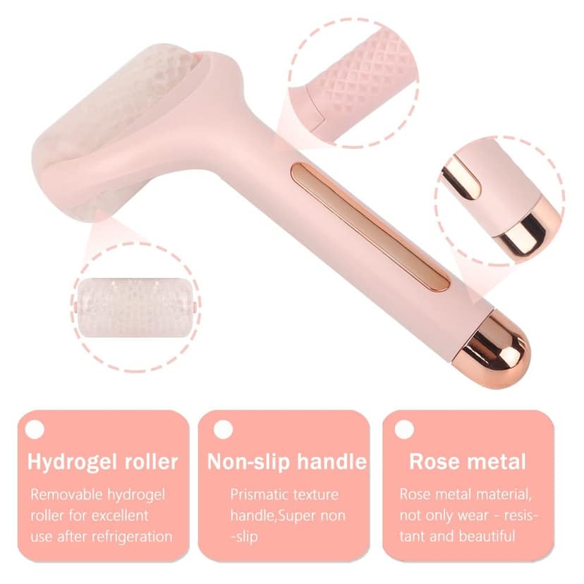 Trendzie Care Ice Roller for Face & Eye Puffiness, Large Cool Facial Ice Rollers Face Massager Facial Tool view 2