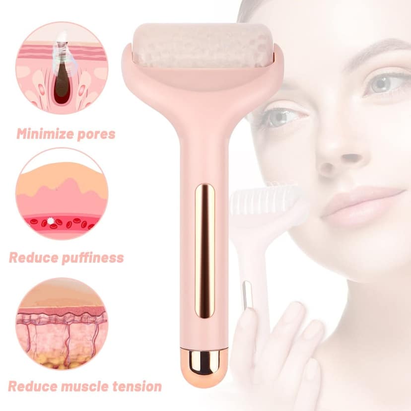 Trendzie Care Ice Roller for Face & Eye Puffiness, Large Cool Facial Ice Rollers Face Massager Facial Tool view 3