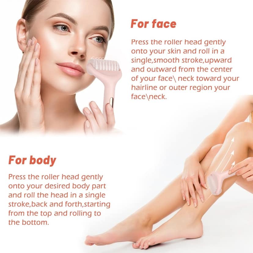 Trendzie Care Ice Roller for Face & Eye Puffiness, Large Cool Facial Ice Rollers Face Massager Facial Tool view 7