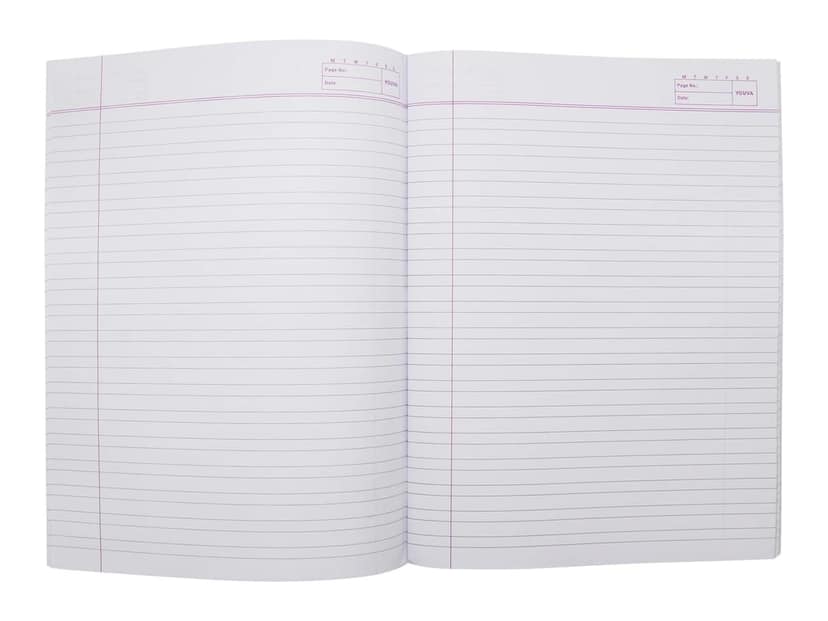 Navneet Youva | Soft Bound | Brown Note Book | 18 cm x 24 cm | Double Line | 92 Pages | Pack of 12 view 3