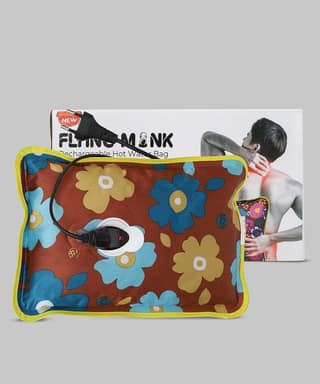 Flying Monk Electrothermal Hot Water Bag, Electric Heating Gel Pad-Heat Pouch Hot Water Bottle Bag, Electric Hot Water Bag, Heating Pad for Joint, Muscle Pains, Warm Water Bag for pain relief