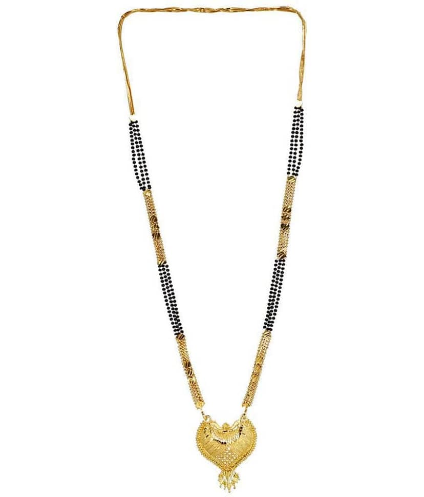 Shankhraj Mall Gold Plated Letest & Designer Mangalsutra For Women-100249