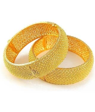 VIVASTRI Gold Bangle ( Pack of 1 )