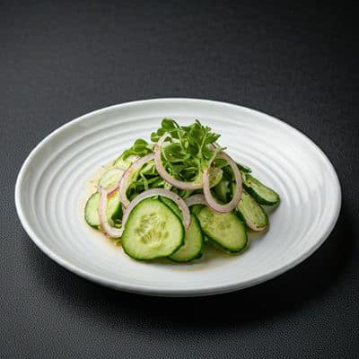 Cucumber, Onion Green Salad
