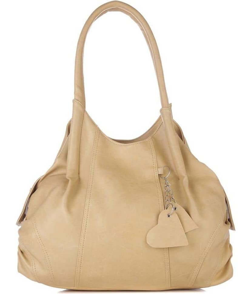 Fostelo - Pink Faux Leather Shoulder Bag view 2