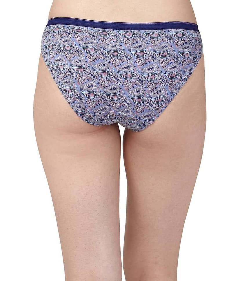 Soie Pack of 3 Cotton Blend Bikini For Women ( Multicolor ) view 2