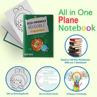 Plain Eco-Friendly Reusable Notebooks (Set 1)
