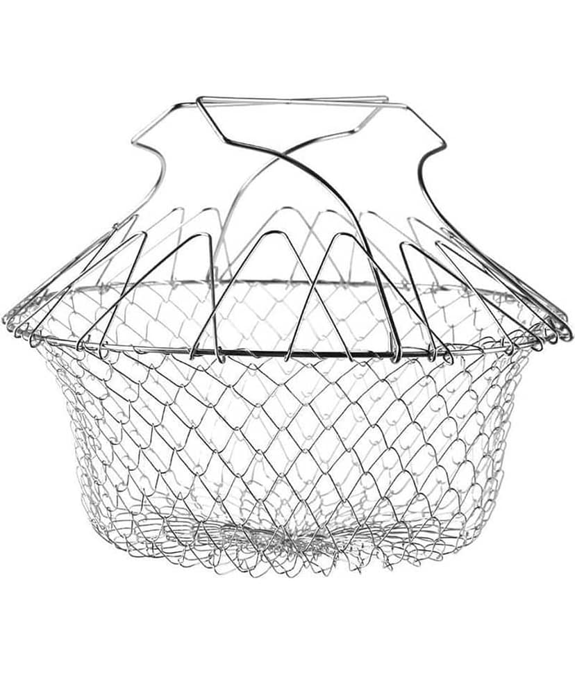 Hi-lee Chef Basket Cooker Strainer 12 In 1 Kitchen Tool Cooks Net - Flexible Kitchen Helper Kitchen Tool view 2