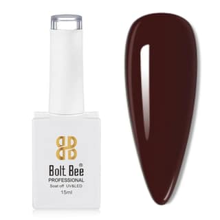 Bolt Bee Maroon Color Gel Nail Polish Soak Off UV Gel DIY at Home Manicure Salon Nail Art (186, 15ml) Bolt Bee Maroon Color Gel Nail Polish Soak Off UV Gel DIY at Home Manicure Salon Nail Art (186, 15ml) - 186 / 15 ml (Pack of 1)