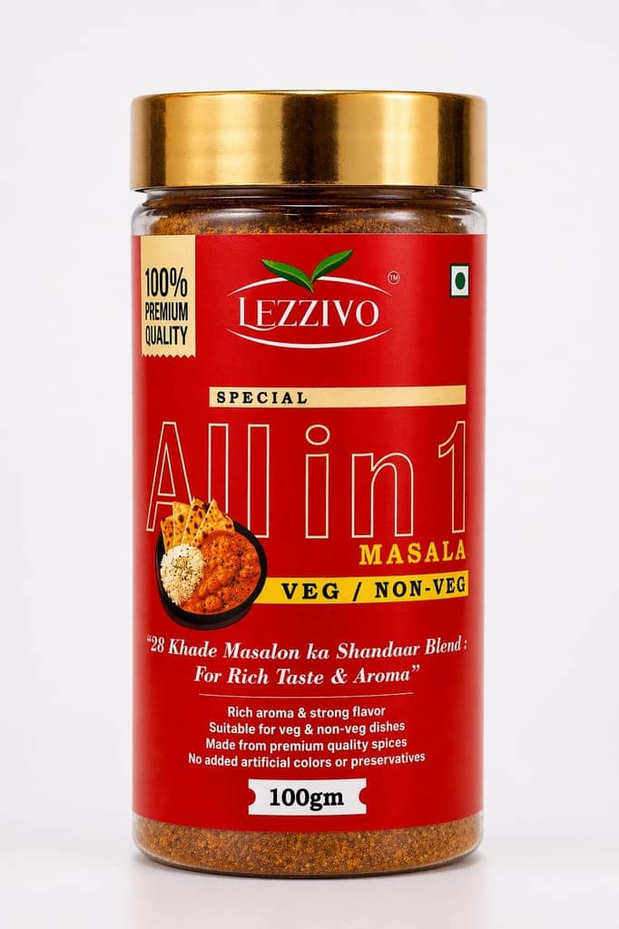 LEZZIVO All in One Masala Powder - 100g | Packed in Jar | Multipurpose view 3