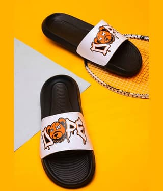 PERY PAO White Men's Slide Flip Flop