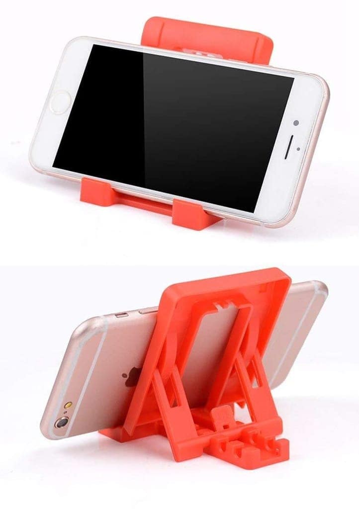 Adjustable 4 Steps Foldable Mobile Stand Holder (1 pc) view 3