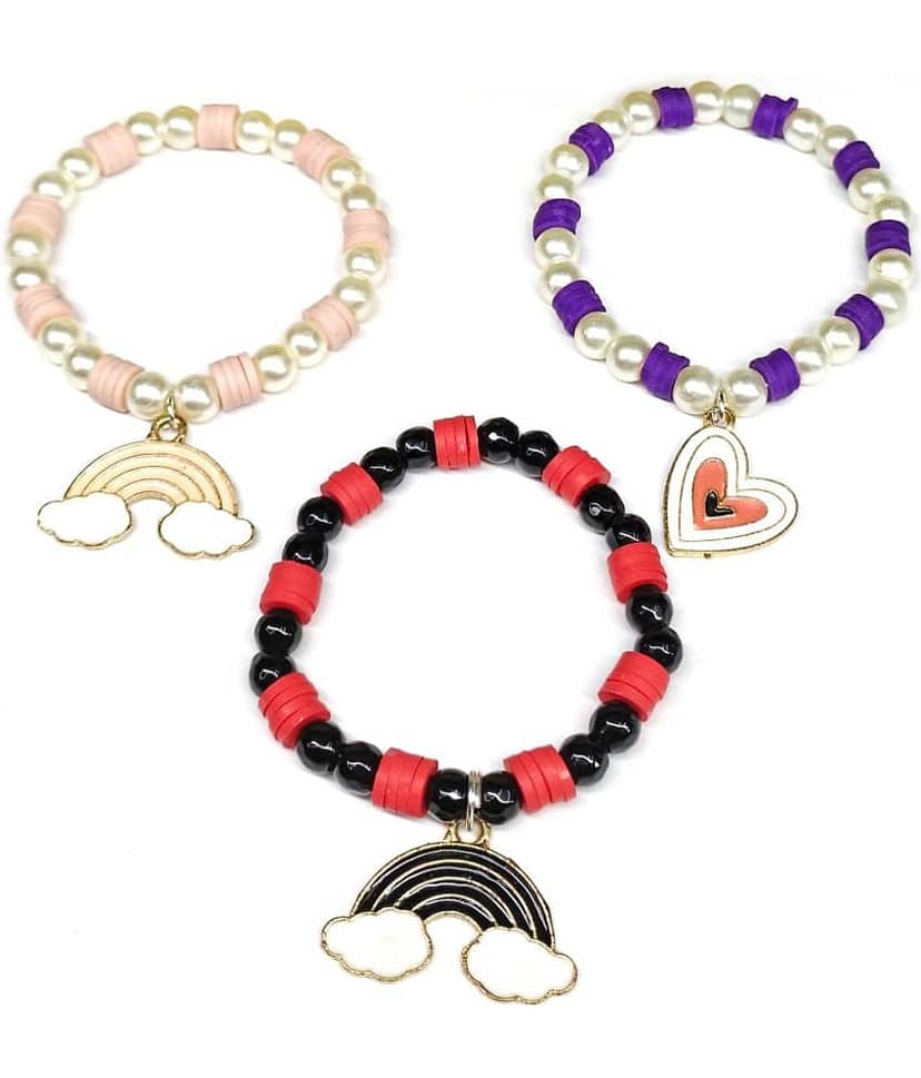 DAIVYA WELLNESS - Multicolor Bracelet ( Pack of 3 )