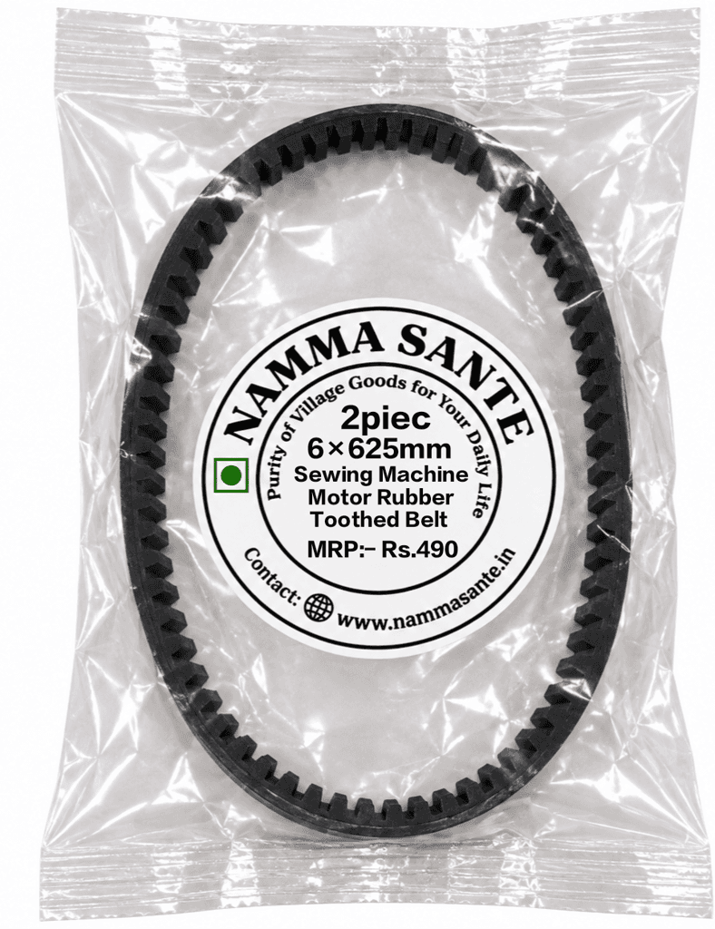 Sewing Machine Motor Rubber Toothed Belt | Sewing Machine Rubber Belt | Tailoring Machine Motor Belt | Rubber Gear Belt view 2