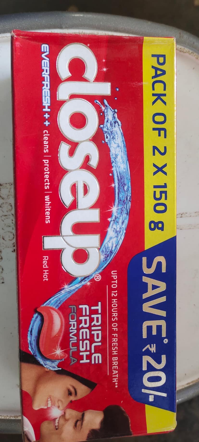 Close Up Toothpaste Ever Fresh Red Hot Gel Red Hot Gel 150gm pack of 2