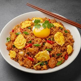 Egg Schezwan Frice Rice