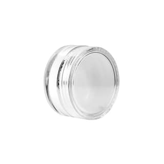 Empty Acrylic San Jar Transparent Cosmetic Container with Leakproof inner lids for Lip Balms, Lip Scrubs, Body Butters, Eyeshadow, Makeup & DIY cosmetics beauty products - PRNT