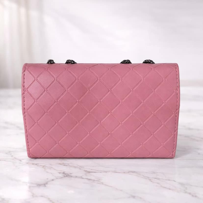 Quilted Design Sling Bag For Women | Chain Strap | Trendy Shoulder Bag view 3