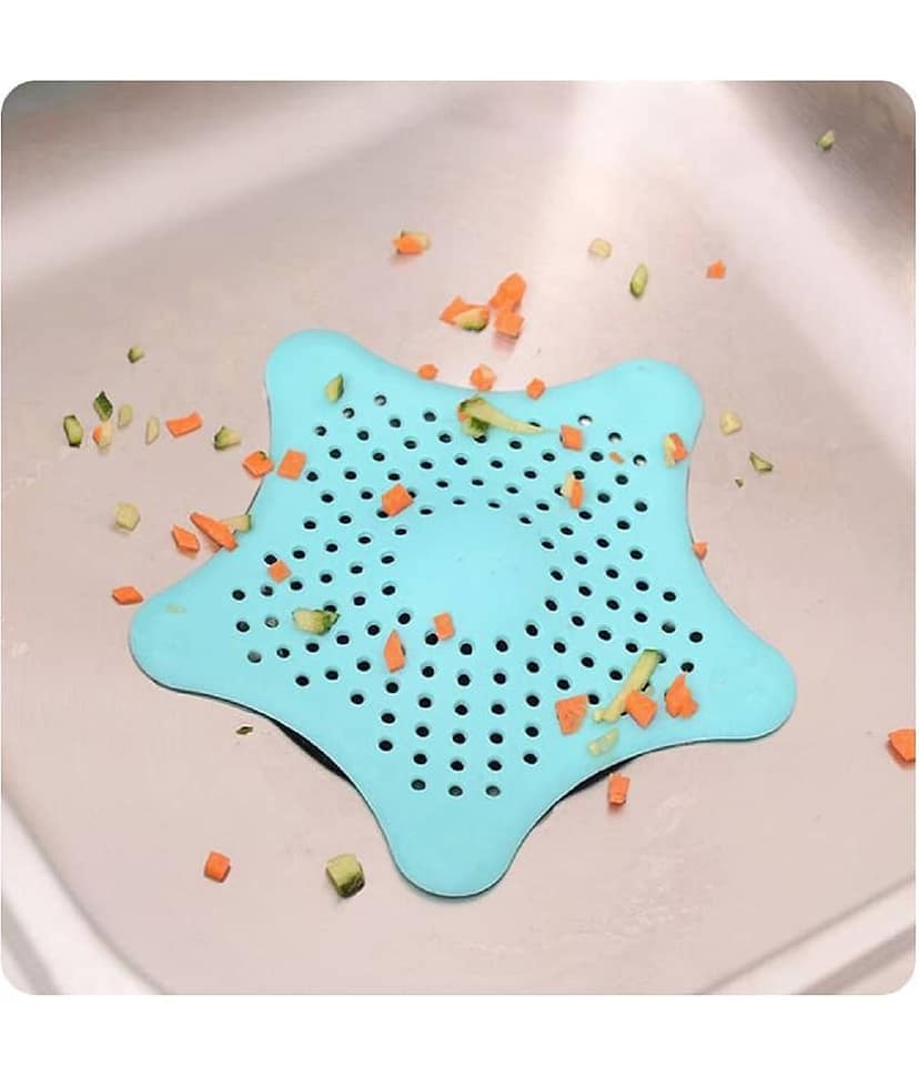 Silicone Cover Hair Catcher Star Shape Drain Protector Sink