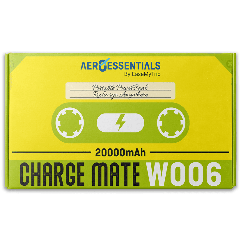 Aeroessentials Charge Mate W006 Power Bank, 20000mAh, 4-in-1 Charging with Wireless, 410g view 9
