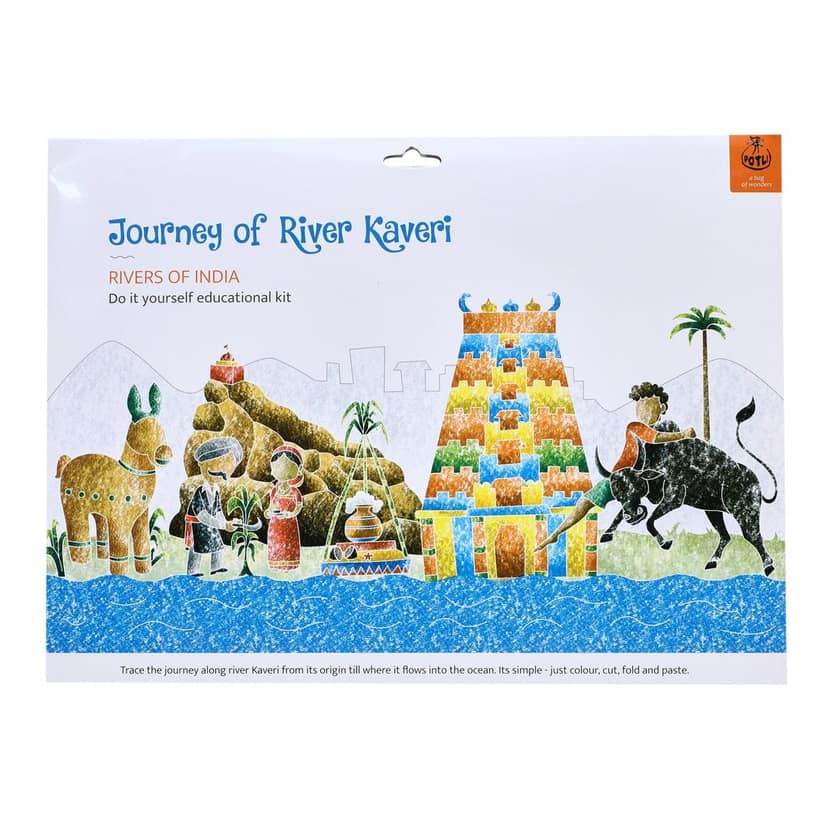 DIY Colouring kit Journey of River Kaveri