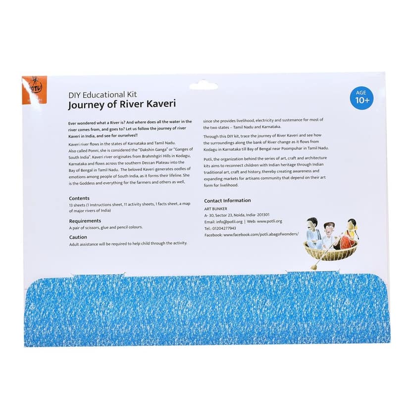 DIY Colouring kit Journey of River Kaveri view 2