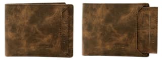 Removable Card Holder Bi-Fold Premium Faux Leather 7 ATM Card Slots Wallet for Men-B