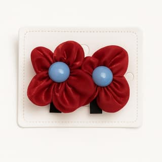 Satin Flower Hair Clip