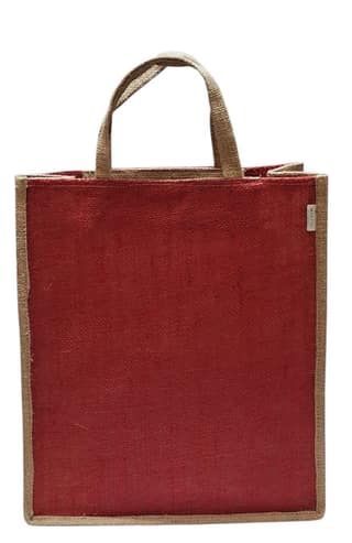 Red Jute bag