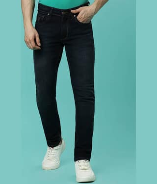 HJ HASASI Regular Fit Basic Men's Jeans - Black ( Pack of 1 )