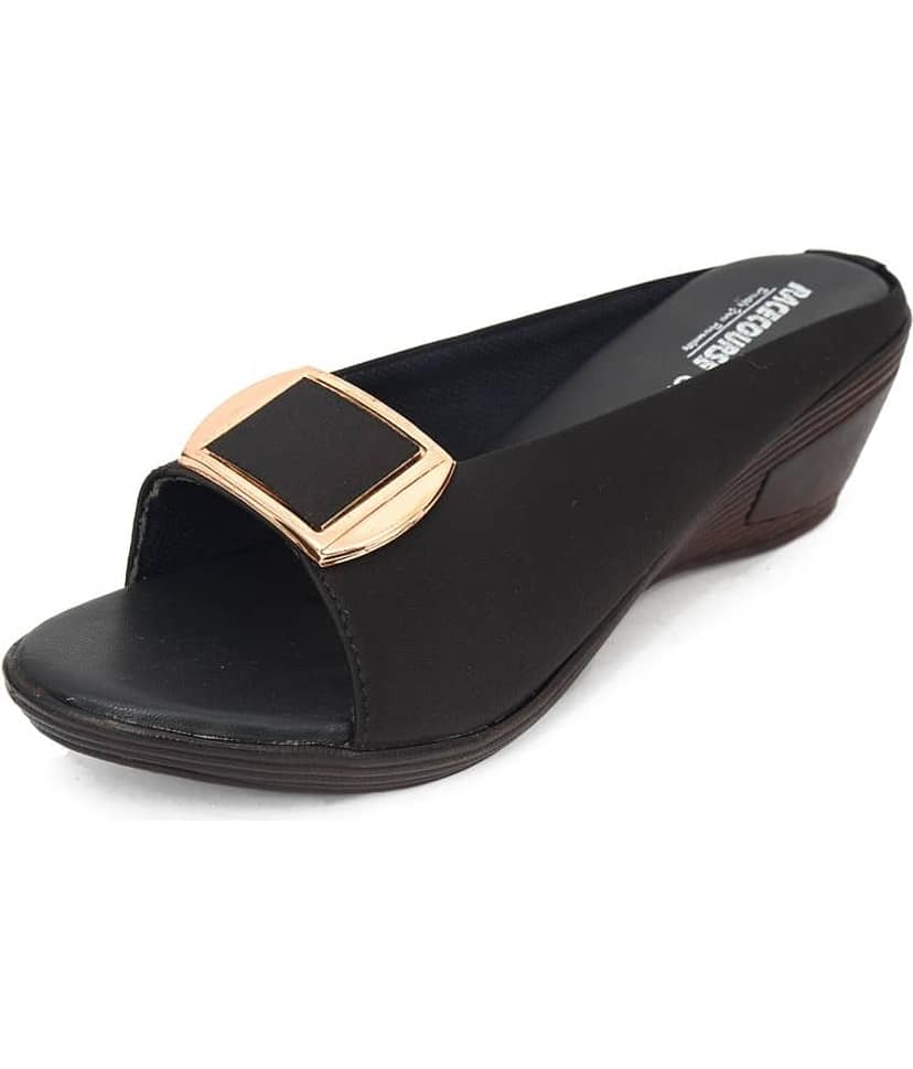 Racecourse - Black Women's Slip On Heels view 2