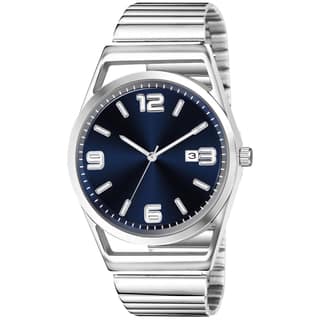LOREM Black Dial Date Function Analog Watch for Men LR153-UF