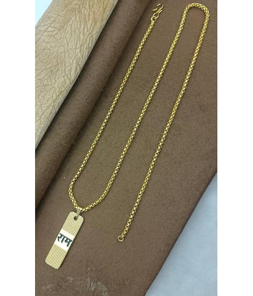 KRIMO Gold Pendant set ( Pack of 1 )