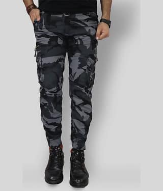 Urban Legends - Purple Cotton Regular-Fit Men's Cargos ( Pack of 1 )