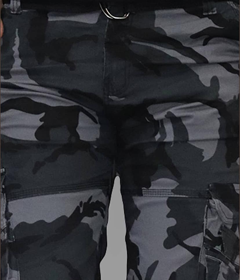 Urban Legends - Purple Cotton Regular-Fit Men's Cargos ( Pack of 1 ) view 2