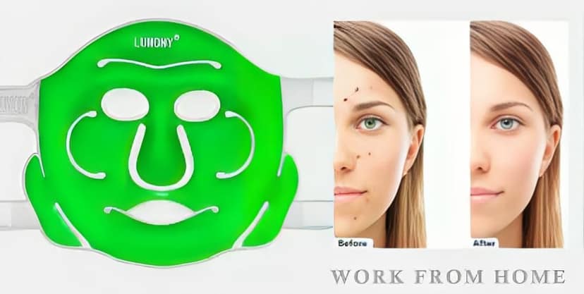 Elecsera Aloe Vera Cool Gel Eye Cooling Gel Full Face Mask Reusable view 4