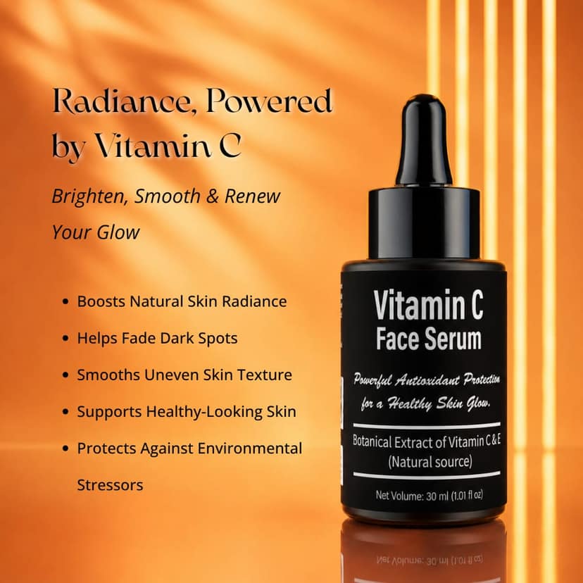 23U FOREVER Vitamin C Face Serum | With Vitamins C & E of Natural Origin | Antioxidant Brightening Serum for Timeless Glow | With Seabuckthorn & Centella Asiatica | Supports Skin Renewal | Lightweight, Non-Greasy | For Sensitive & All Skin Types | 30 ml view 2
