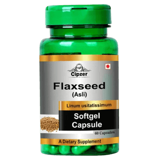 Cipzer Flaxseed Soft Gel (30 Capsules): For Heart, Digestion & Immunity