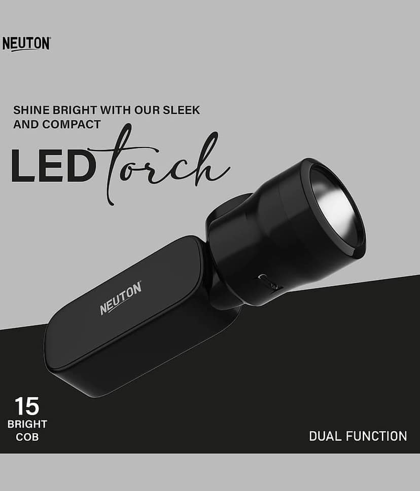 NEUTON PRO - 20W Rechargeable Flashlight Torch ( Pack of 1 )