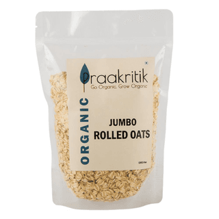 Prakritik Organic Jumbo Rolled Oats 500g