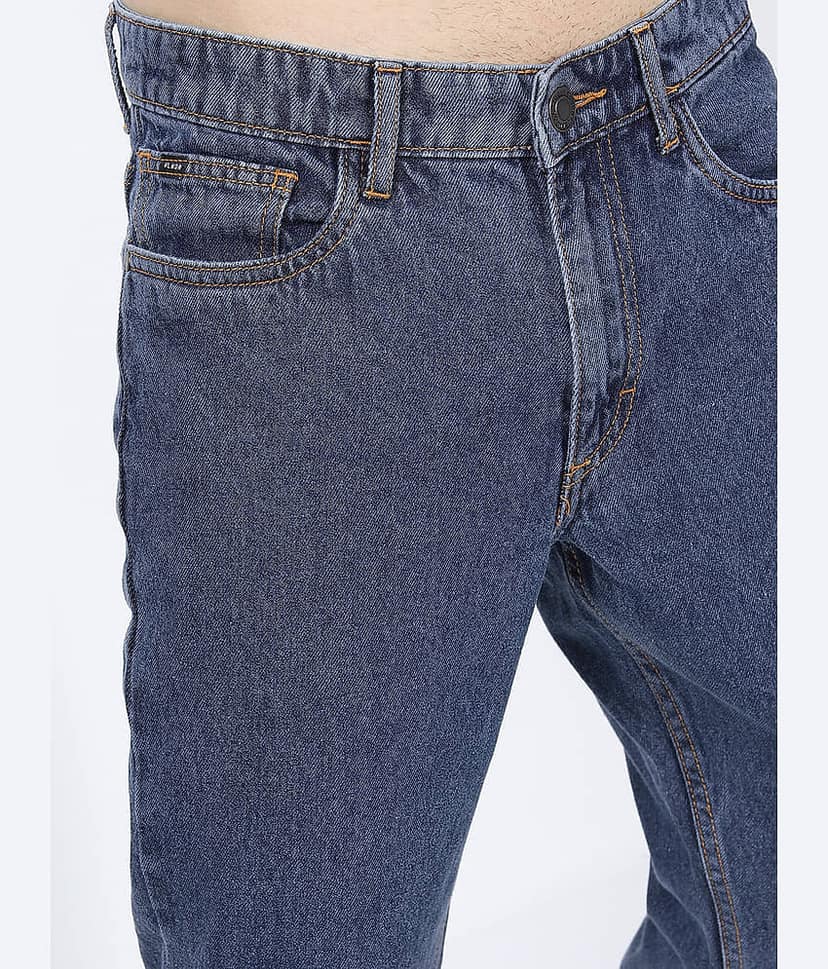 Highlander Straight Solid Men's Jeans - Blue ( Pack of 1 ) view 4