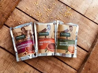 Farmveda Chutney Podis and Andhra Gunpowder (100g each) Combo